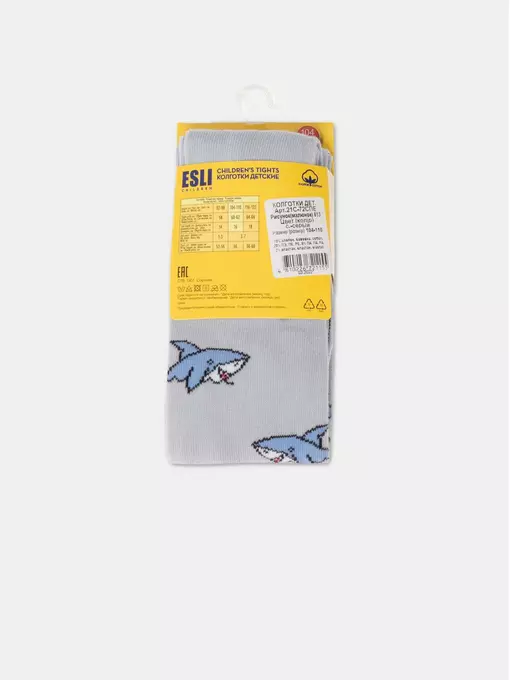 Колготки детские esli 613 светло-серый, 21С-72СПЕ, 104-110 (16), ESLI,  - 4