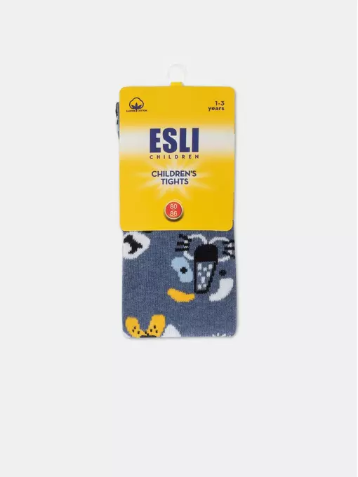 Колготки детские esli 596 темный джинс, 21С-72СПЕ, 80-86 (14), ESLI,  - 2