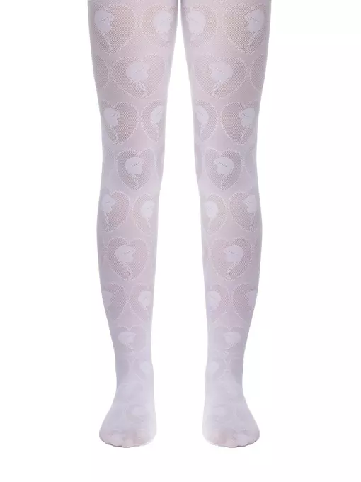 Колготки детские нарядные с рисунками ©disney frozen 40 и вкладышем-раскраской bianco, 18С-158СПМ, 140-146, CONTE ELEGANT,  - 2