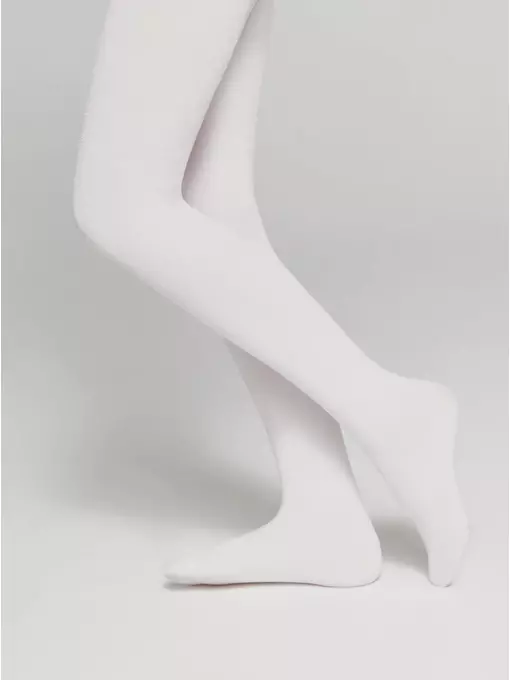 Колготки детские из микрофибры с люрексом holiday bianco, 20С-201СП, 116-122, CONTE ELEGANT,  - 2