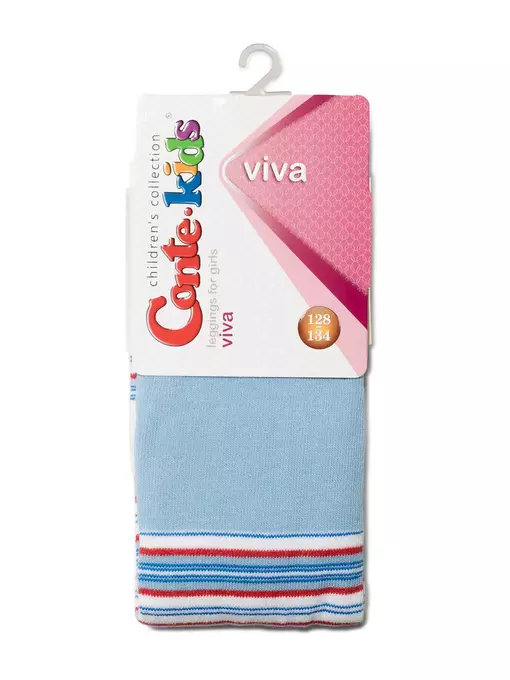 Леггинсы для девочек conte-kids viva 007 голубой, 6С-14СП, 128-134, CONTE-KIDS,  - 2