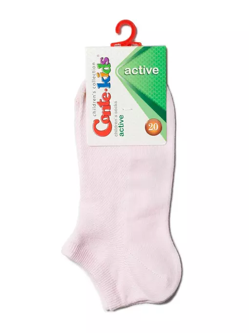 Короткие детские спортивные носки conte-kids active 484 cветло-розовый, 19С-180СП, 14, CONTE-KIDS,  - 2