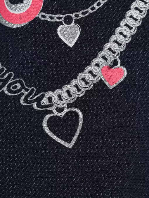 Леггинсы для девочек conte elegant джеггинсы с оригинальным рисунком "цепочки" punk fun marino, 18С-571ДТСП, 104,110-56, CONTE ELEGANT,  - 6