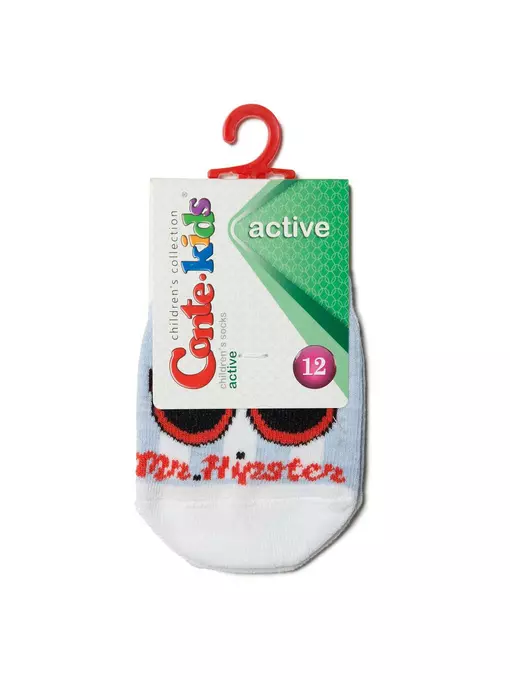 Носки детские conte-kids active (ультракороткие) 329 светло-голубой, 17С-63СП, 12, CONTE-KIDS,  - 2