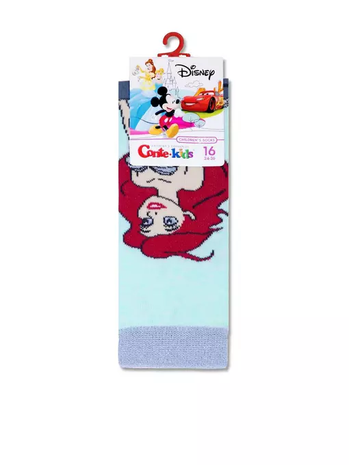 Носки детские ©disney "принцессы" 385 бледно-бирюзовый, 17С-138СПМ, 16, CONTE-KIDS,  - 3