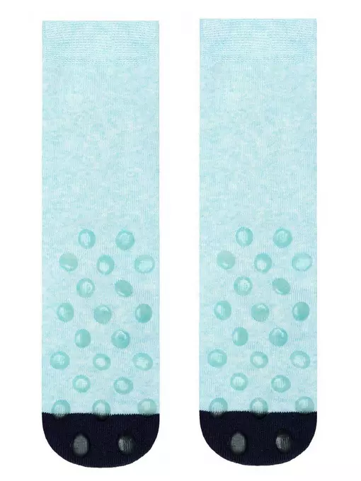 Носки детские веселые ножки (махровые, антискользящие) 293 бледно-бирюзовый, 17С-45СП, 18, CONTE-KIDS,  - 4