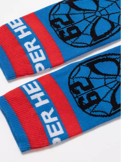 Носки детские с рисунками человек-паук ©marvel 655 синий, 17С-132СПМ, 22, CONTE-KIDS,  - 2