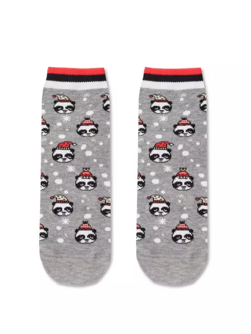 Носки детские новогодние «xmas panda» conte-kids 518, 19С-87СП, 11-12, CONTE-KIDS,  - 4