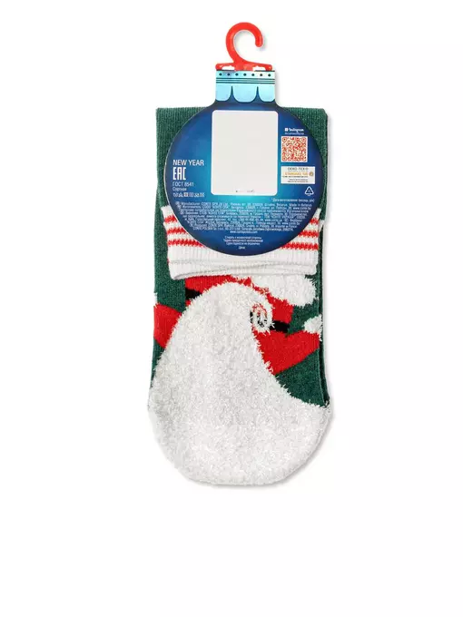 Носки детские новогодние с пушистой нитью «enjoy xmas» conte-kids 522, 20С-66СП, 20-22, CONTE-KIDS,  - 3