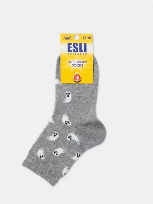 Носки детские esli с рисунками "ghost" 642 серый, 21С-90СПE, 16, ESLI,  - 2