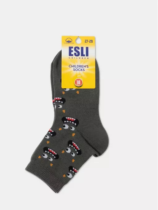 Носки детские esli с рисунками "monsters" 656 хаки, 21С-90СПE, 16, ESLI,  - 2