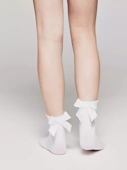 Носки для девочек с бантом lily bianco, 20С-117СП, 18-20, CONTE ELEGANT,  - 2