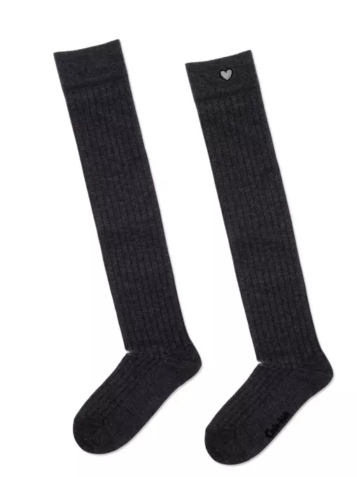 Хлопковые детские гольфины tip-top с сияющим люрексом  052 темно-серый, 20С-135СП, 20, CONTE-KIDS,  - 3