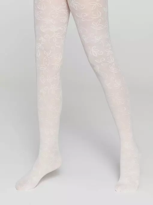 Детские колготки с ажурным рисунком ketty milk, 20С-111СП, 116-122, CONTE ELEGANT,  - 3