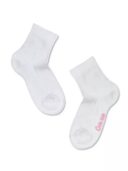 Хлопковые детские носки class lycra® 609 белый, 13С-9СП, 14, CONTE-KIDS,  - 2