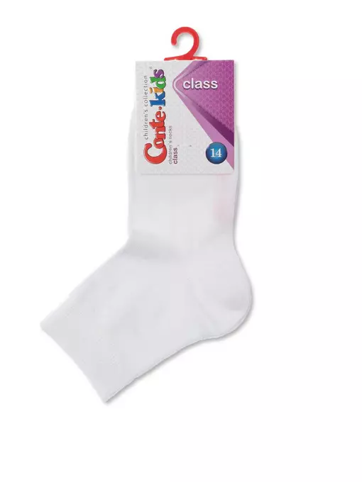 Хлопковые детские носки class lycra® 609 белый, 13С-9СП, 14, CONTE-KIDS,  - 3