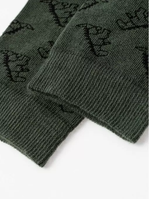 Хлопковые детские носки class lycra® 614 хаки, 13С-9СП, 14, CONTE-KIDS,  - 2