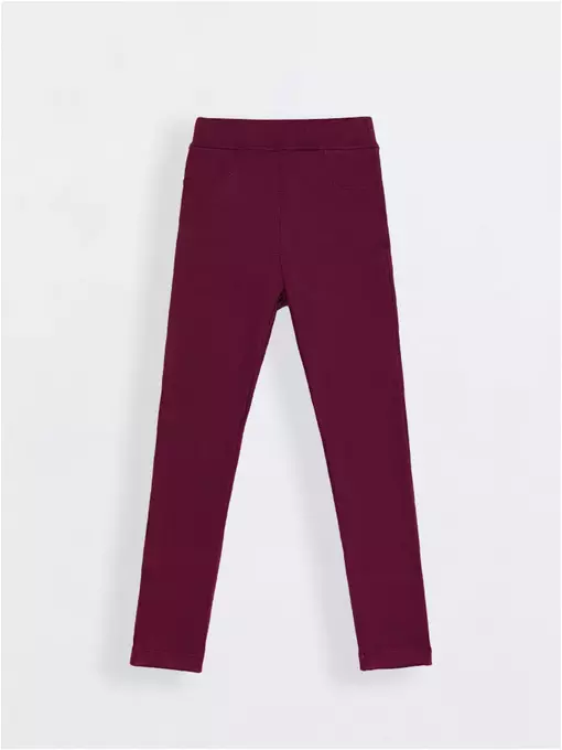 Экстрамягкие джеггинсы для школы prime new bordo, 19С-926ДТСП, 140,146-76, CONTE ELEGANT,  - 4