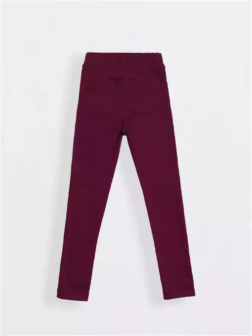 Экстрамягкие джеггинсы для школы prime new bordo, 19С-926ДТСП, 140,146-76, CONTE ELEGANT,  - 5