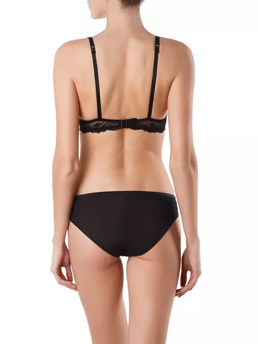 Бюстгальтер пуш-ап на каркасах romantique rb2031 черный, 16С-0080КСП, 70C, CONTE ELEGANT,  - 4