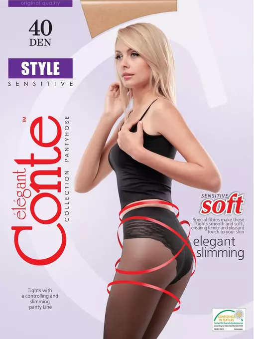 Колготки женские conte style 40 nero, 8С-74СП, 3, CONTE ELEGANT,  - 6