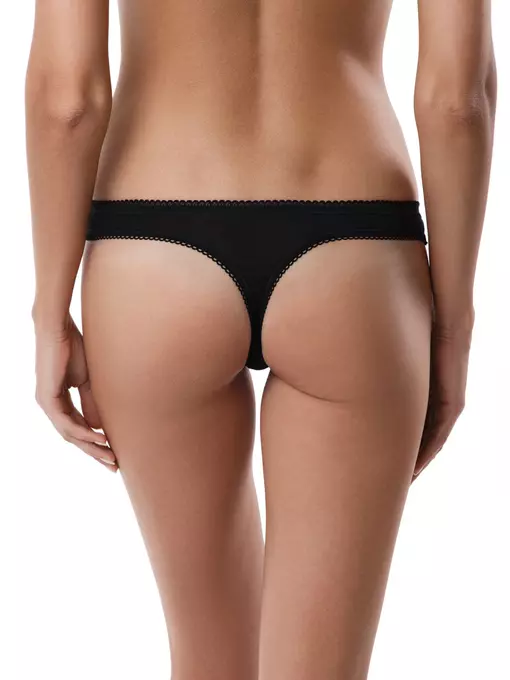 Трусы женские conte "стринг" ultra soft lst 795 (в коробке) nero, , 90/XS, CONTE ELEGANT, - 2