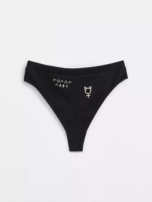 Трусы женские бразилиана tattoo style conte lbr 1479 black, , 102/L, CONTE ELEGANT, - 5