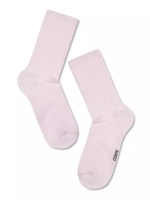Удлиненные женские  хлопковые носки active 000 светло-розовый, 20С-20СП, 38-39 (25), CONTE ELEGANT,  - 2