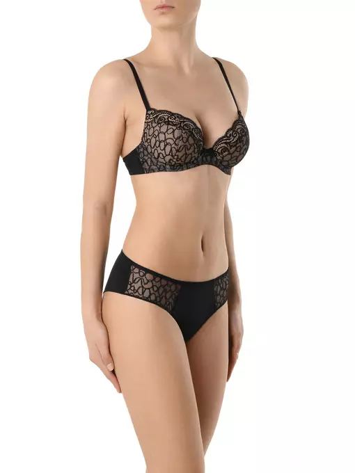 Бюстгальтер с эффектом push-up voile rb2081 черный, 20С-0005КСП, 75D, CONTE ELEGANT,  - 3