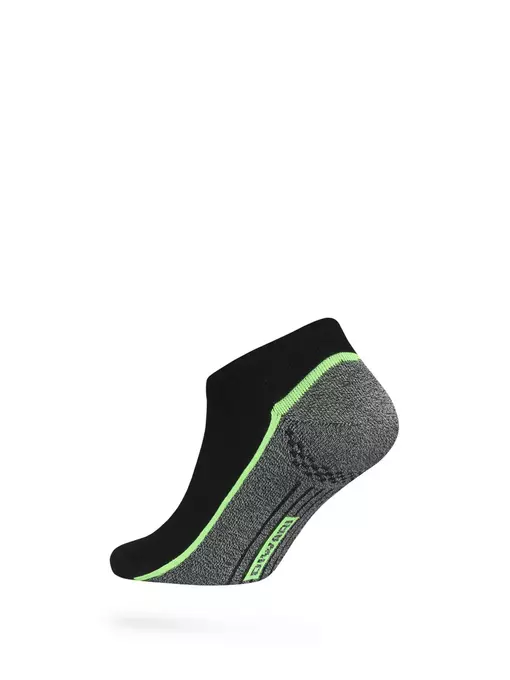 Носки мужские diwari active (ультракороткие) 044 черный-темно-серый, 15С-44СП, 40-41 (25), DIWARI,  - 2