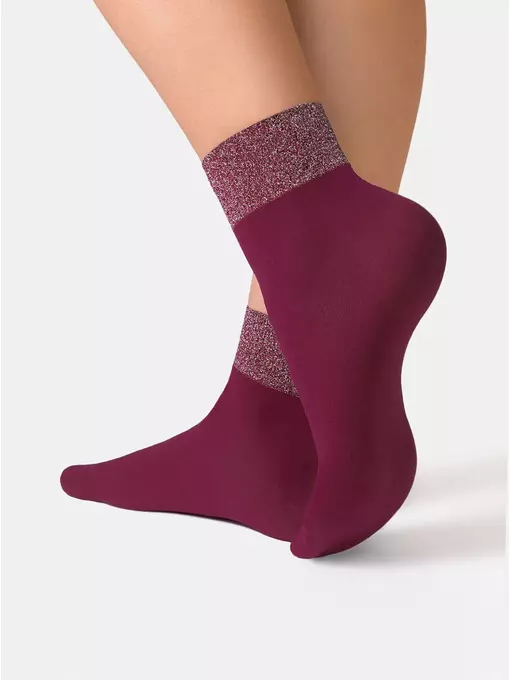 Носки женские conte fantasy (люрекс) 16с-128сп bordo, 16С-128СП, 36-39 (23-25), CONTE ELEGANT,  - 2