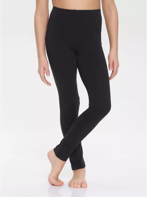 Леггинсы для девочек mini fitness black, 18С-753ДТСП, 104,110-56, CONTE ELEGANT,  - 1