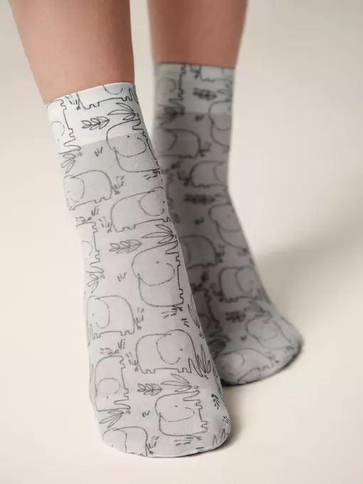 Носки женские conte fantasy с ярким принтом 254 mix, 18С-76СП, 36-39 (23-25), CONTE ELEGANT,  - 2