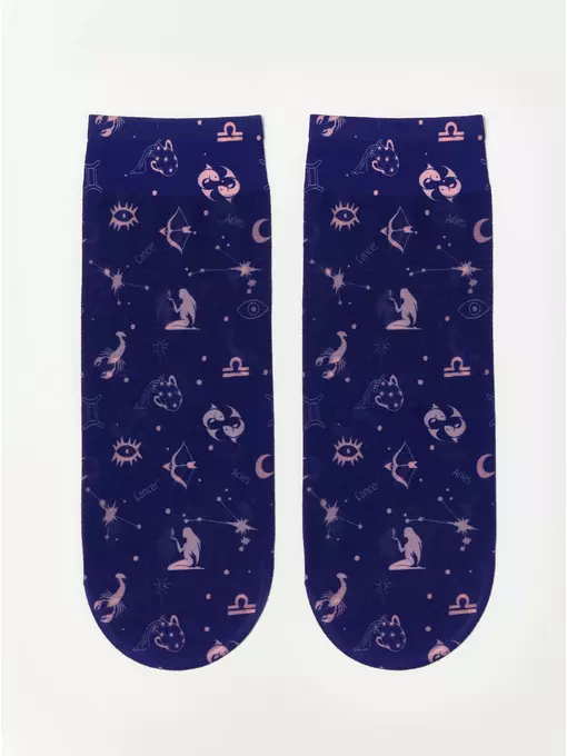 Носки женские conte fantasy с ярким принтом 255 mix, 18С-76СП, 36-39 (23-25), CONTE ELEGANT,  - 3