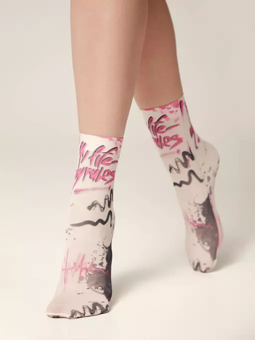 Носки женские conte fantasy с рисунком 756 mix, 20С-102СП, 36-39 (23-25), CONTE ELEGANT,  - 2