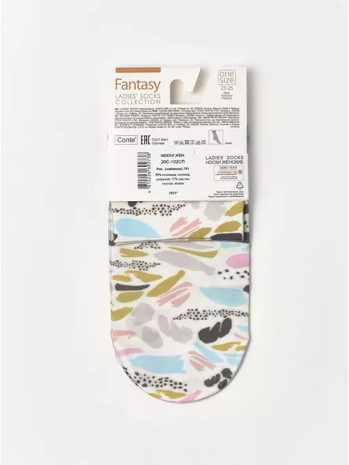 Носки женские conte fantasy с рисунком 761 mix, 20С-102СП, 36-39 (23-25), CONTE ELEGANT,  - 5