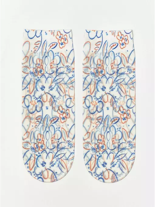 Носки женские conte fantasy с ярким принтом 253 mix, 18С-76СП, 36-39 (23-25), CONTE ELEGANT,  - 3