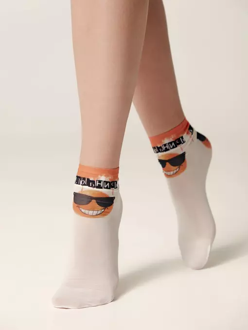 Носки женские conte fantasy с ярким принтом 247 mix, 18С-76СП, 36-39 (23-25), CONTE ELEGANT,  - 3