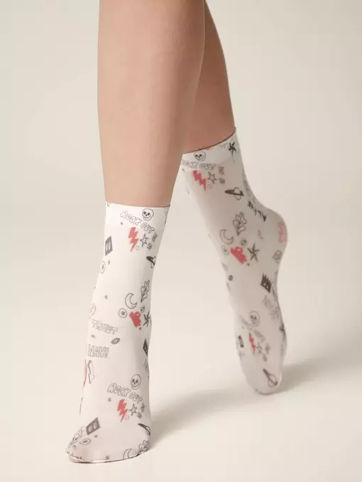 Носки женские conte fantasy с рисунком 760 mix, 20С-102СП, 36-39 (23-25), CONTE ELEGANT,  - 2