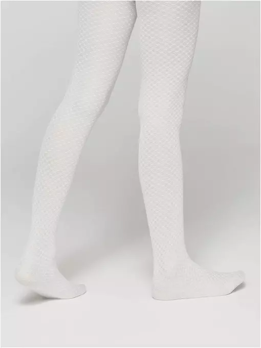 Эластичные детские колготки с ажурным рисунком emily bianco, 20С-112СП, 116-122, CONTE ELEGANT,  - 3