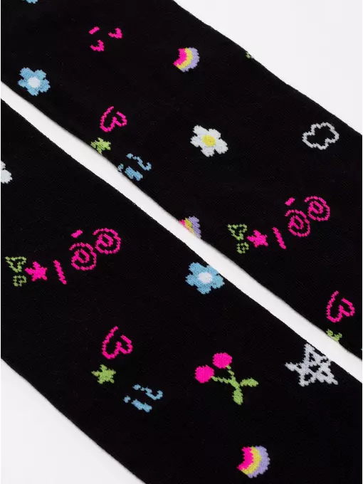 Хлопковые детские колготки tip-top 615 черный, 4С-04СП, 116-122 (18), CONTE-KIDS,  - 2