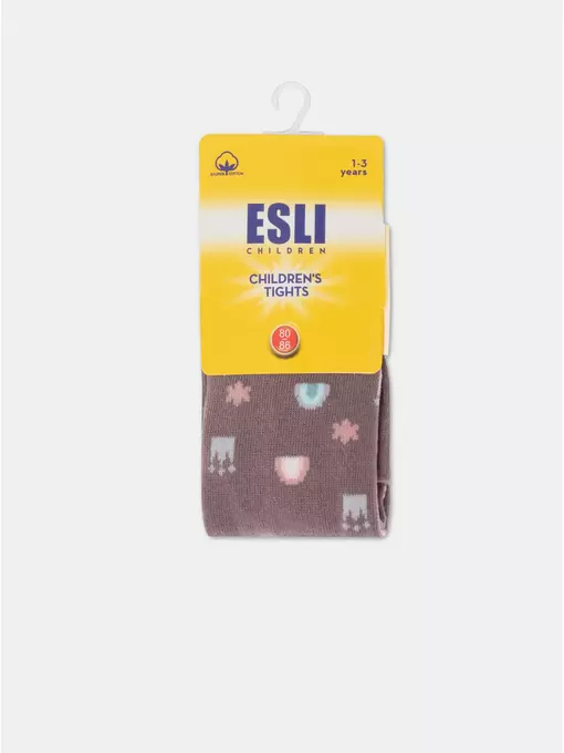 Колготки детские esli 590 кофейный, 21С-72СПЕ, 80-86 (14), ESLI,  - 3