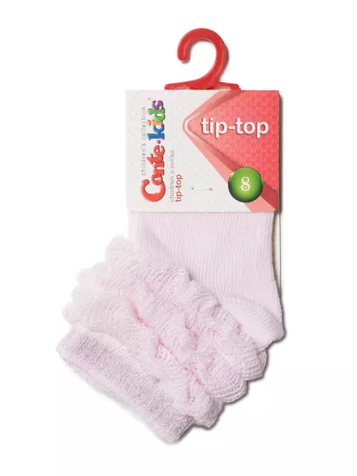 Модные хлопковые носки tip-top для самых маленьких 440 cветло-розовый, 19С-62СП, 10, CONTE-KIDS,  - 2