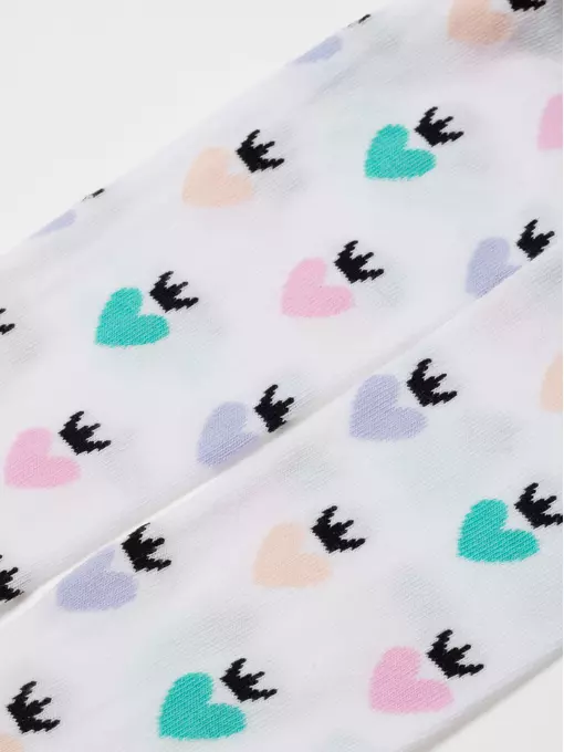 Хлопковые детские колготки tip-top 614 белый, 4С-04СП, 116-122 (18), CONTE-KIDS,  - 2