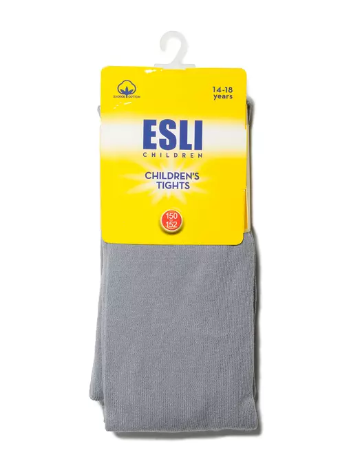 Классические детские колготки esli (однотонные) 000 серый, 19С-188СПЕ, 104-110 (16), ESLI,  - 2