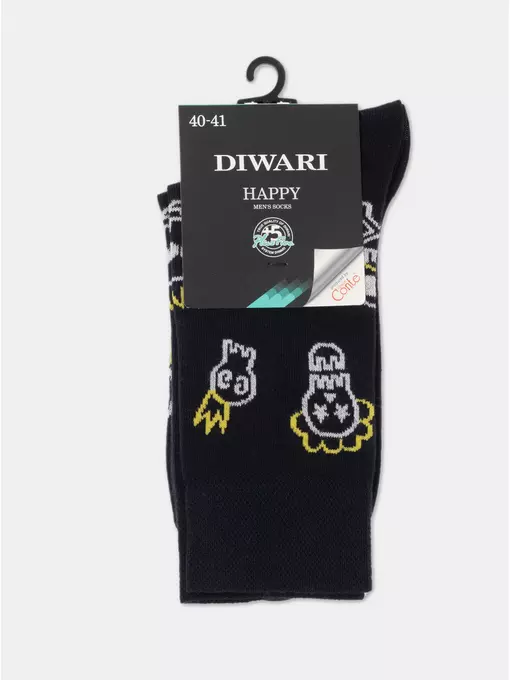 Носки мужские diwari happy 165 темно-синий, 17С-151СП, 40-41 (25), DIWARI,  - 3