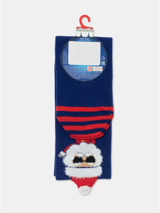 Мужские новогодние носки diwari new year 912 синий, 19С-66СП, 42-45 (27-29), DIWARI,  - 4