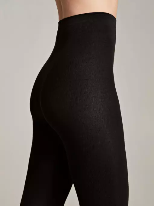 Колготки женские conte cotton 250 nero, 6С-16СП, 3, CONTE ELEGANT,  - 3