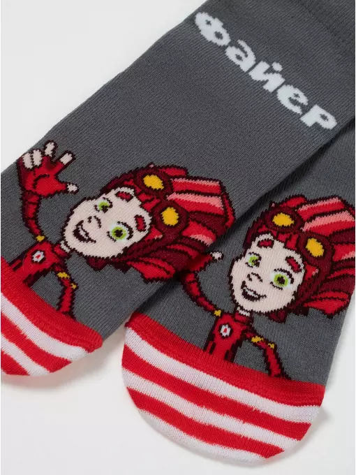 Носки детские фикски 914 темно-серый, 22С-23СП, 18, CONTE-KIDS,  - 3