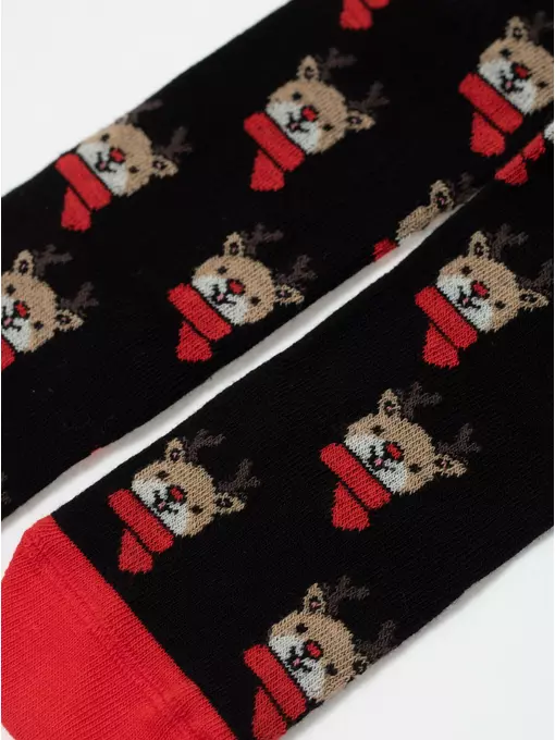 Детские новогодние колготки conte-kids new year 623 черный, 21С-31/1СП, 62-74 (12), CONTE-KIDS,  - 3